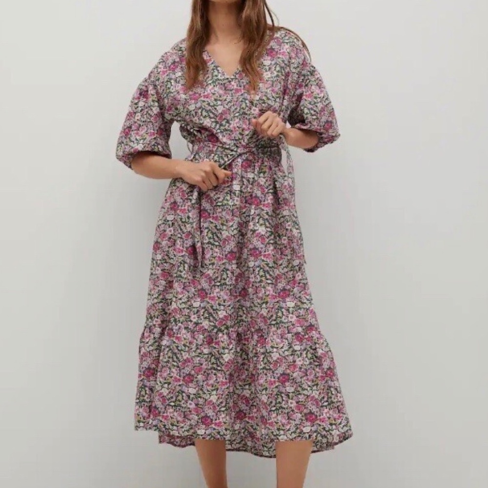 Mango Linda floral dress